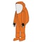 Kappler Zytron 500 Vapor Total Encapsulating Suit, Front Entry Orange, 2X/3X Z5H552OR2X3X - alternate 1